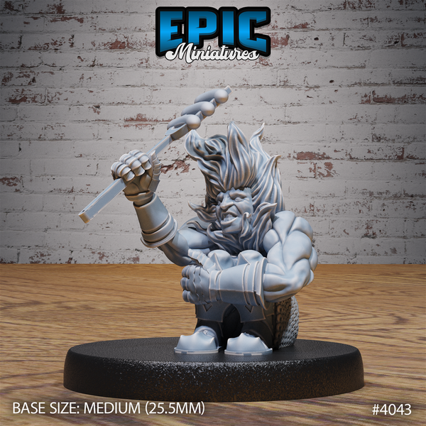 Fire Dwarf 3D-printed model