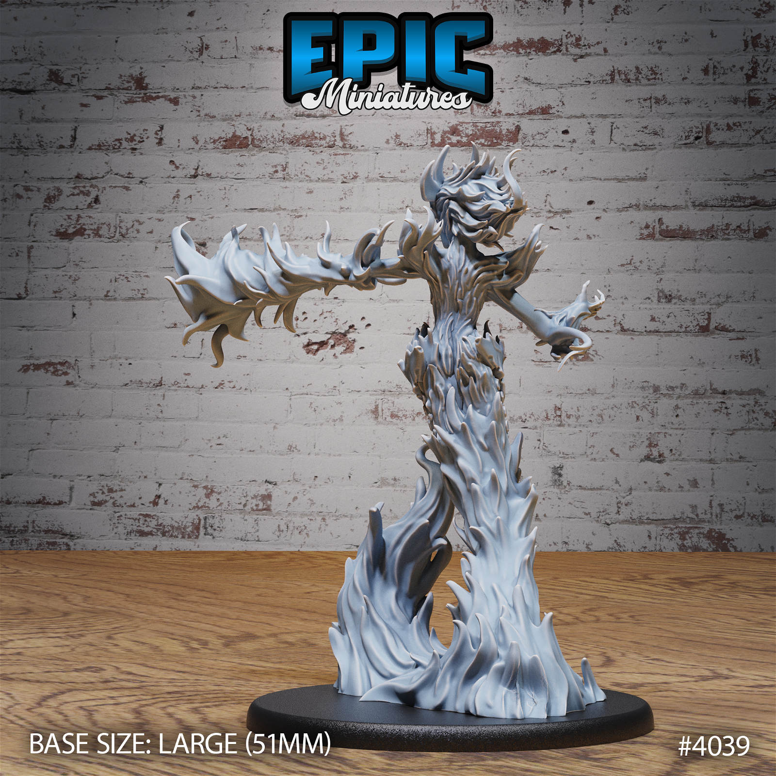 Fire Elemental Female - The Printable Dragon