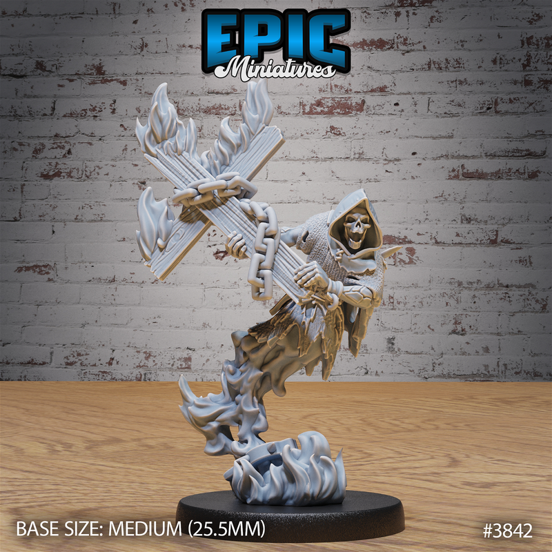 Fire Ghost Skeleton 3D-printed model