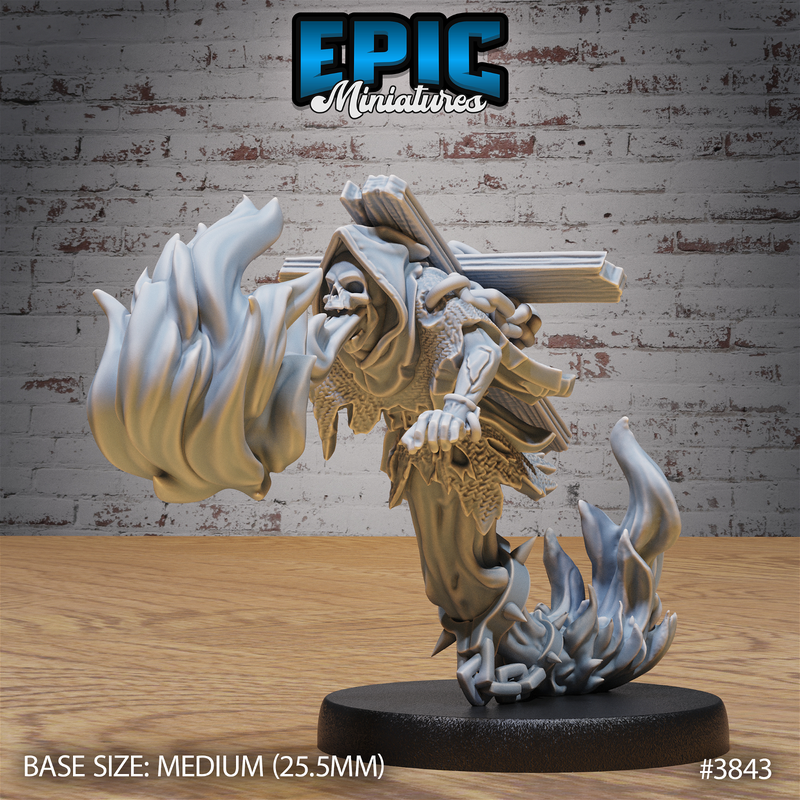 Fire Ghost Skeleton 3D-printed model