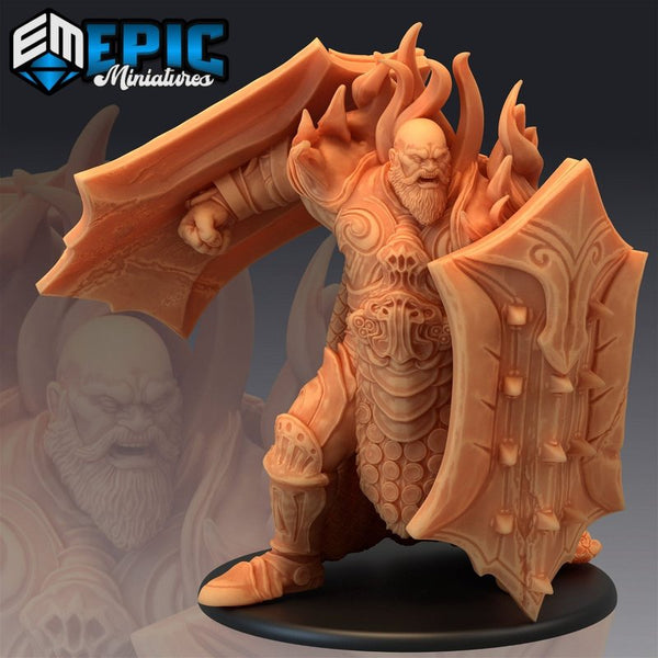 Fire Giant 3D-printed model
