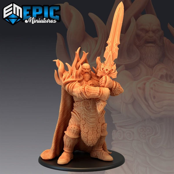 Fire Giant 3D-printed model