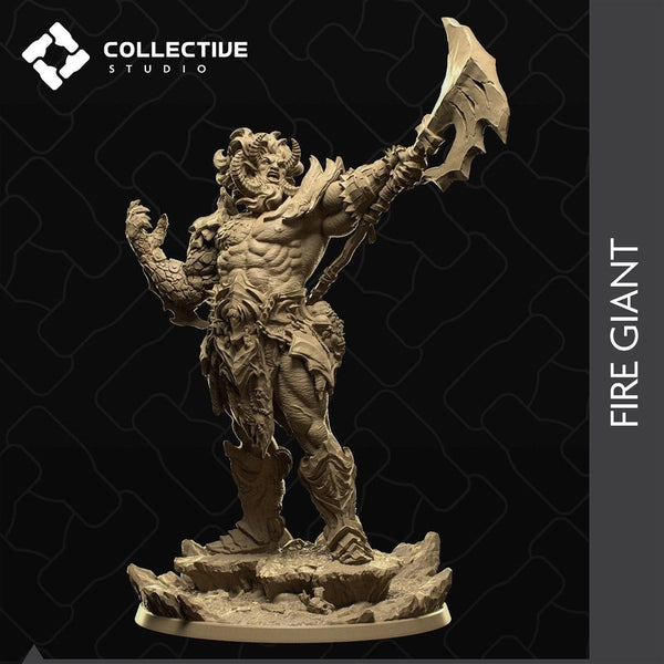 Fire Giant 3D-printed model