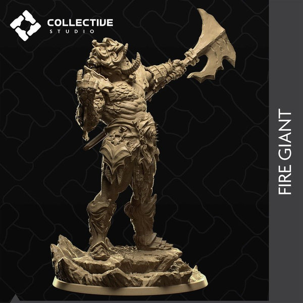 Fire Giant 3D-printed model