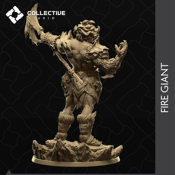 Fire Giant 3D-printed model