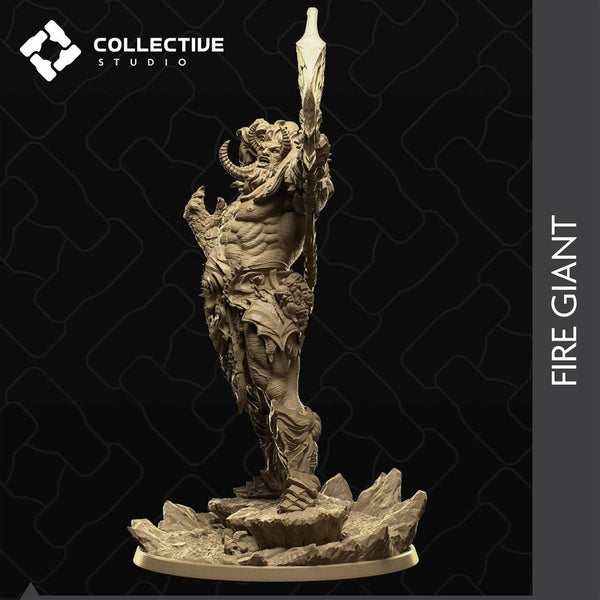 Fire Giant 3D-printed model