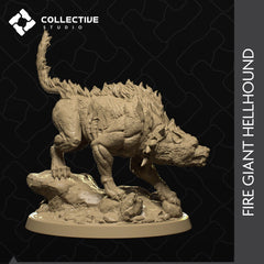 Fire Giant Hellhound - The Printable Dragon