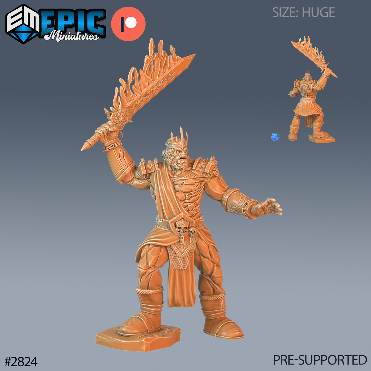 Fire Giant King Surtr - The Printable Dragon