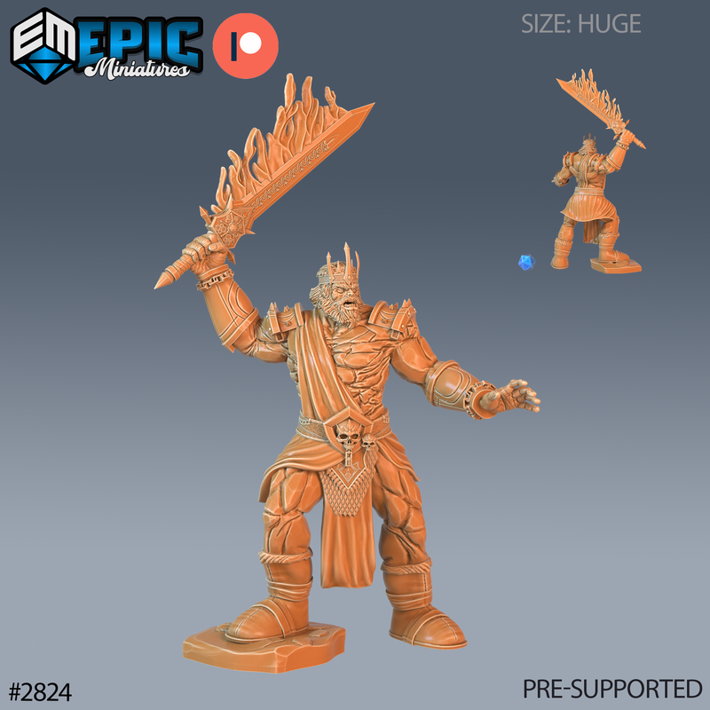 Fire Giant King Surtr 3D-printed model