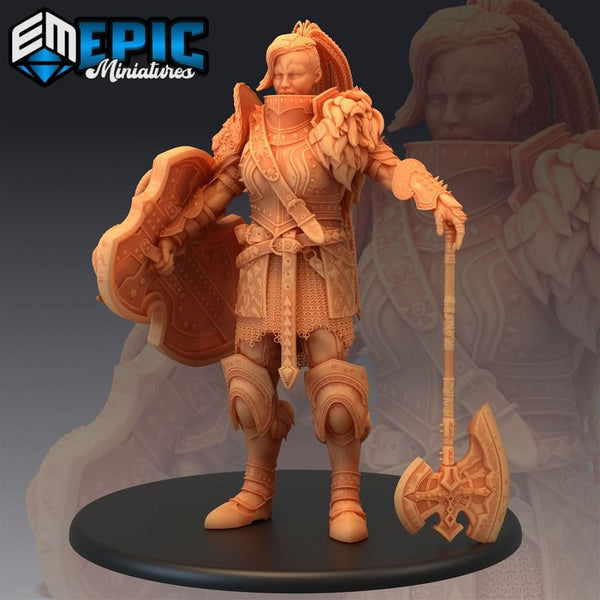 Fire Giantess 3D-printed model