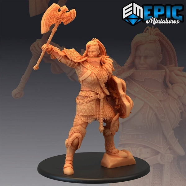 Fire Giantess 3D-printed model
