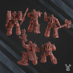 Fire Lizard Warriors Build Kit - The Printable Dragon