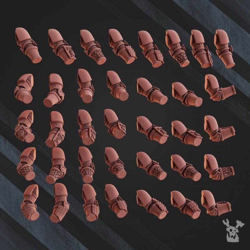 Fire Lizard Warriors Build Kit 3D-printed model