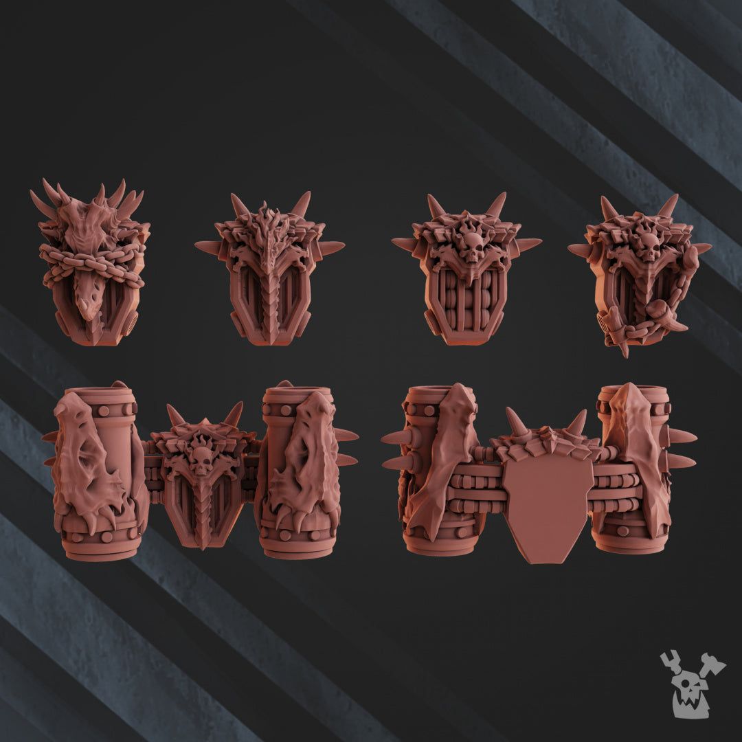 Fire Lizard Warriors Build Kit - The Printable Dragon