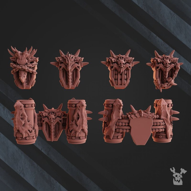Fire Lizard Warriors Build Kit 3D-printed model