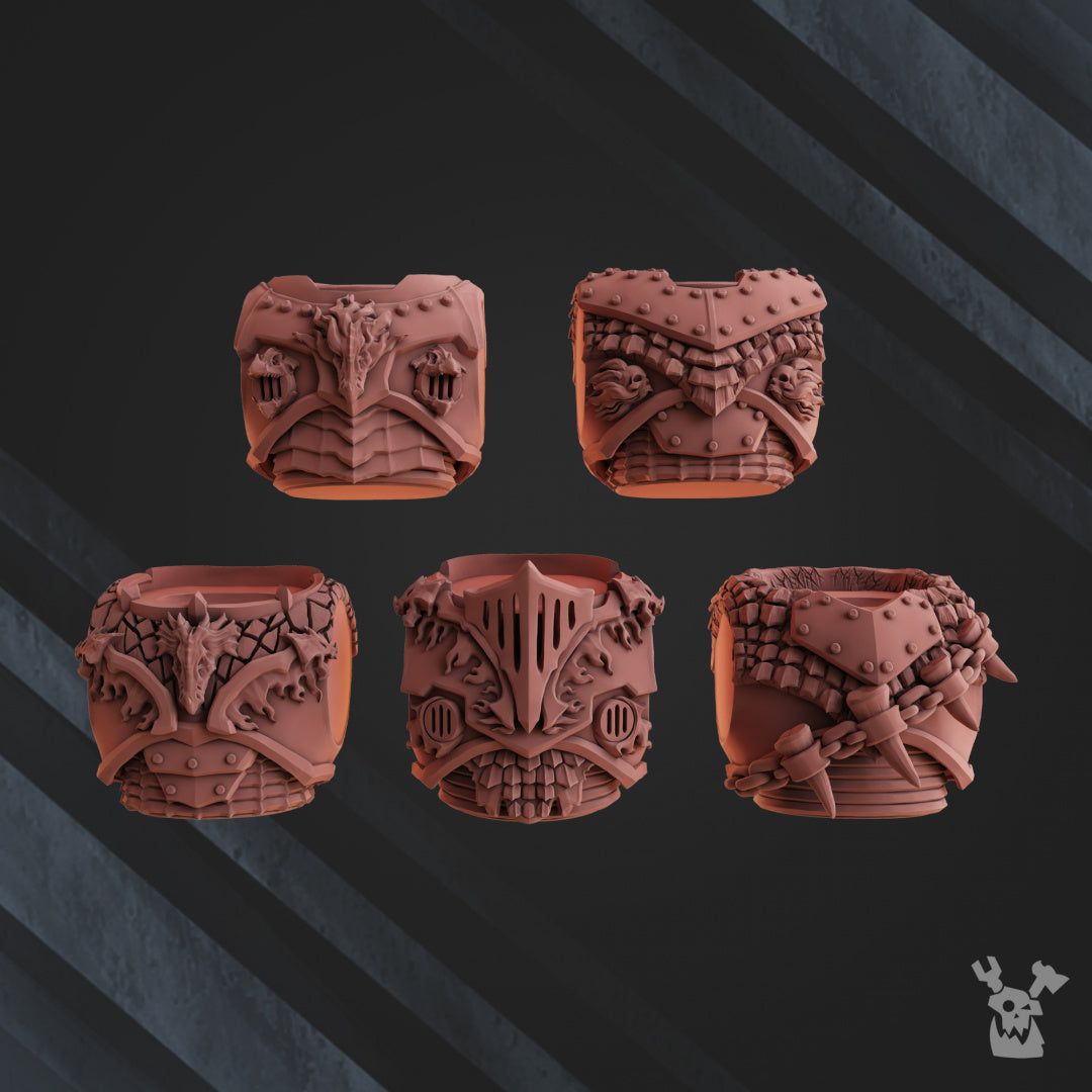 Fire Lizard Warriors Build Kit - The Printable Dragon