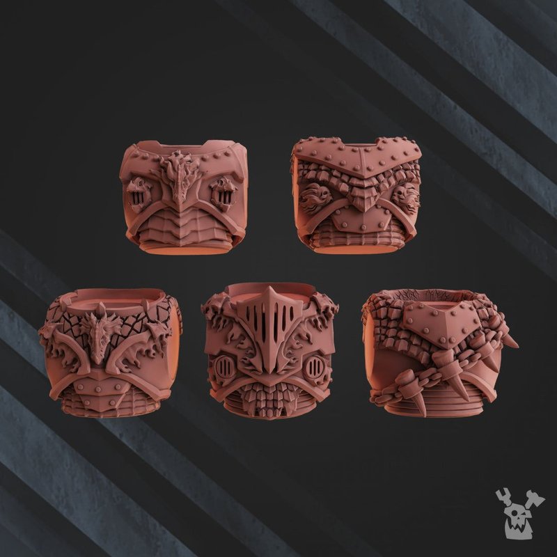 Fire Lizard Warriors Build Kit 3D-printed model