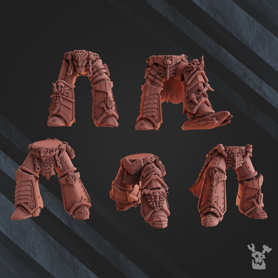Fire Lizard Warriors Build Kit - The Printable Dragon