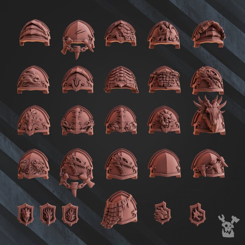 Fire Lizard Warriors Build Kit 3D-printed model