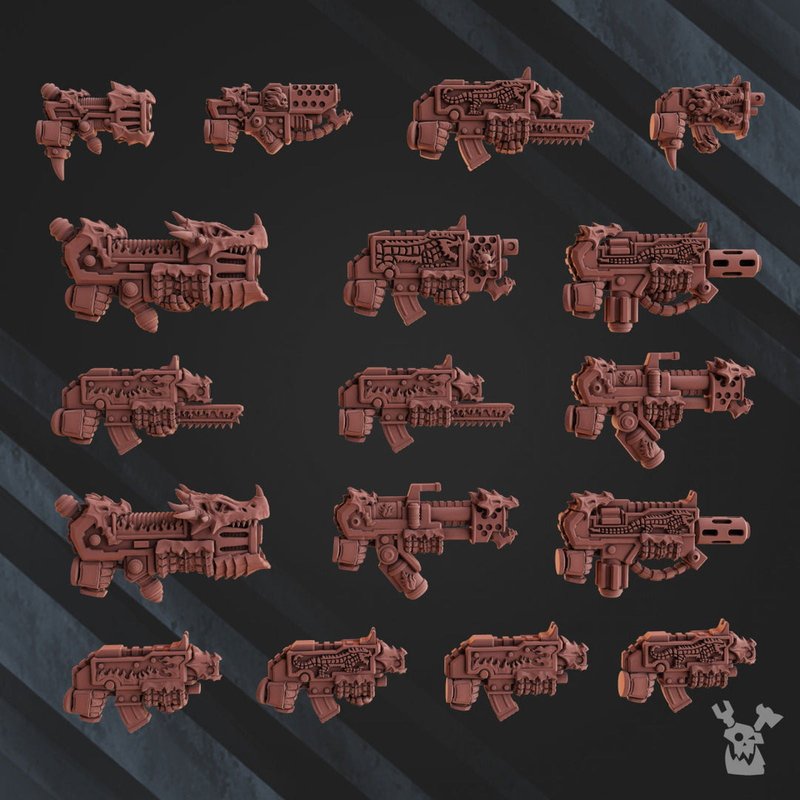 Fire Lizard Warriors Build Kit 3D-printed model