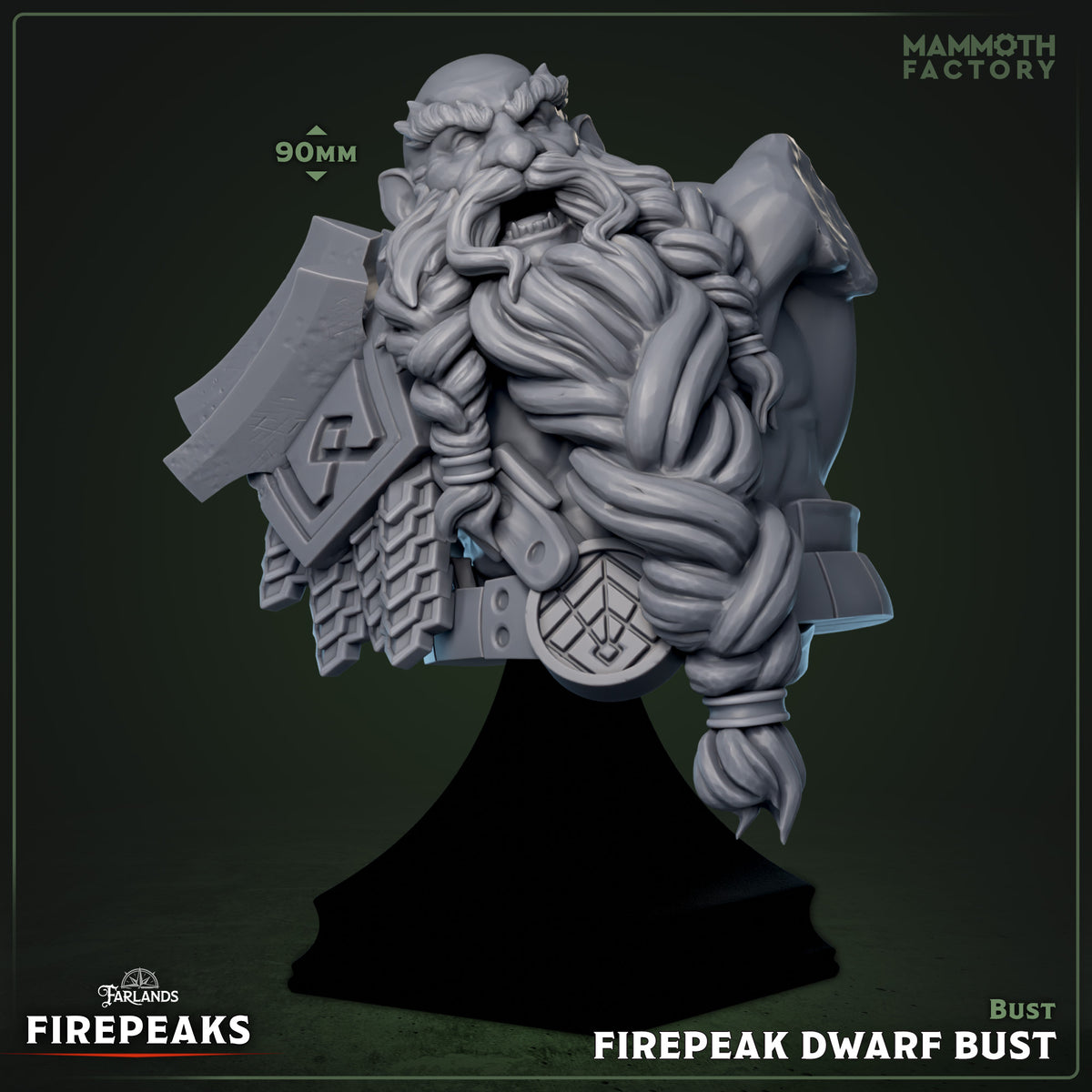 Firepeak Dwarf Bust