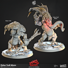 Fisher Troll Mimic - The Printable Dragon