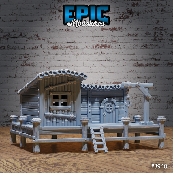 Fisherman House 3D-printed model