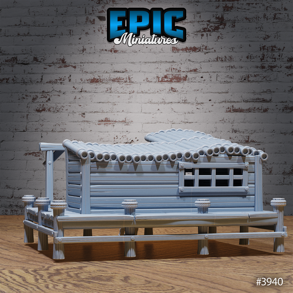 Fisherman House 3D-printed model