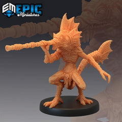 Fishfolk Blowpipe 3D-printed model