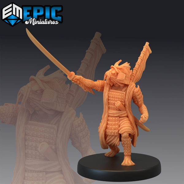 Fishfolk Koi Tribesmen 3D-printed model