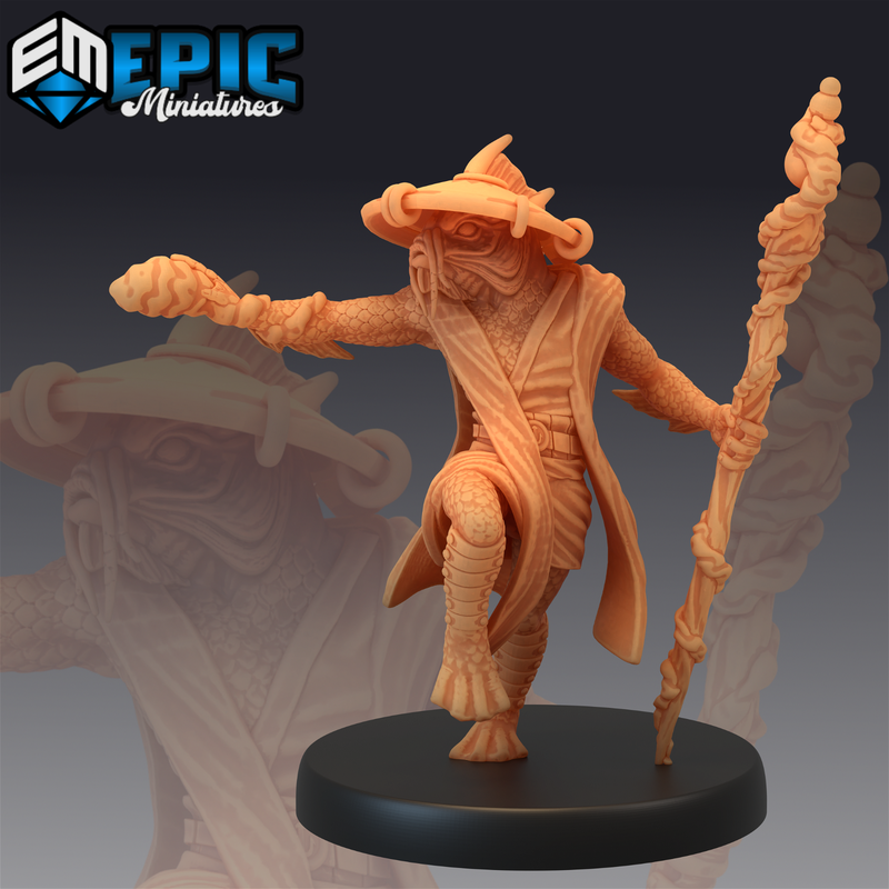 Fishfolk Koi Tribesmen 3D-printed model