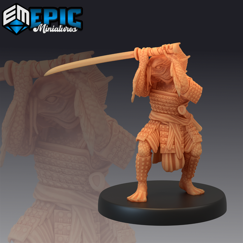 Fishfolk Koi Tribesmen 3D-printed model