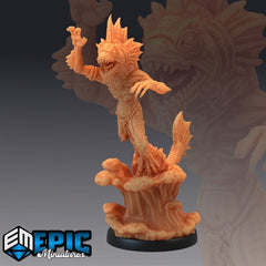 Fishfolk Surprise Attack 3D-printed model
