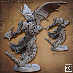 Flamagath Blackflame - The Printable Dragon