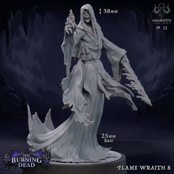 Flame Wraith 3D-printed model