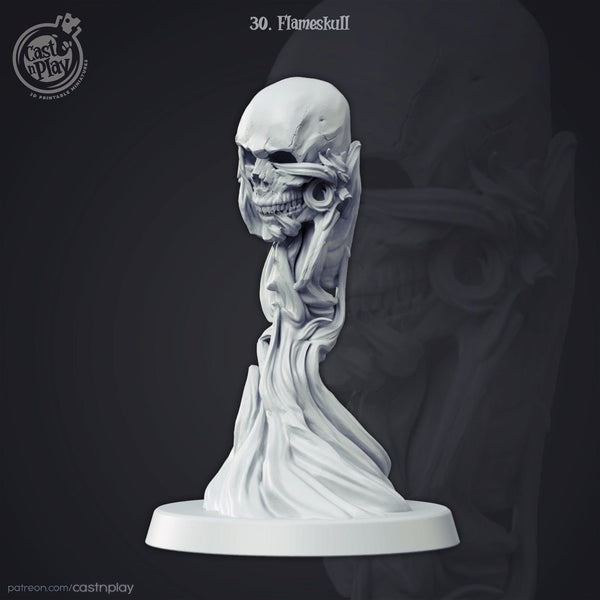 Flameskull - The Printable Dragon