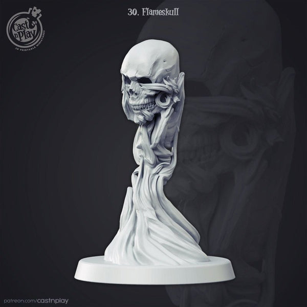 Flameskull 3D-printed model