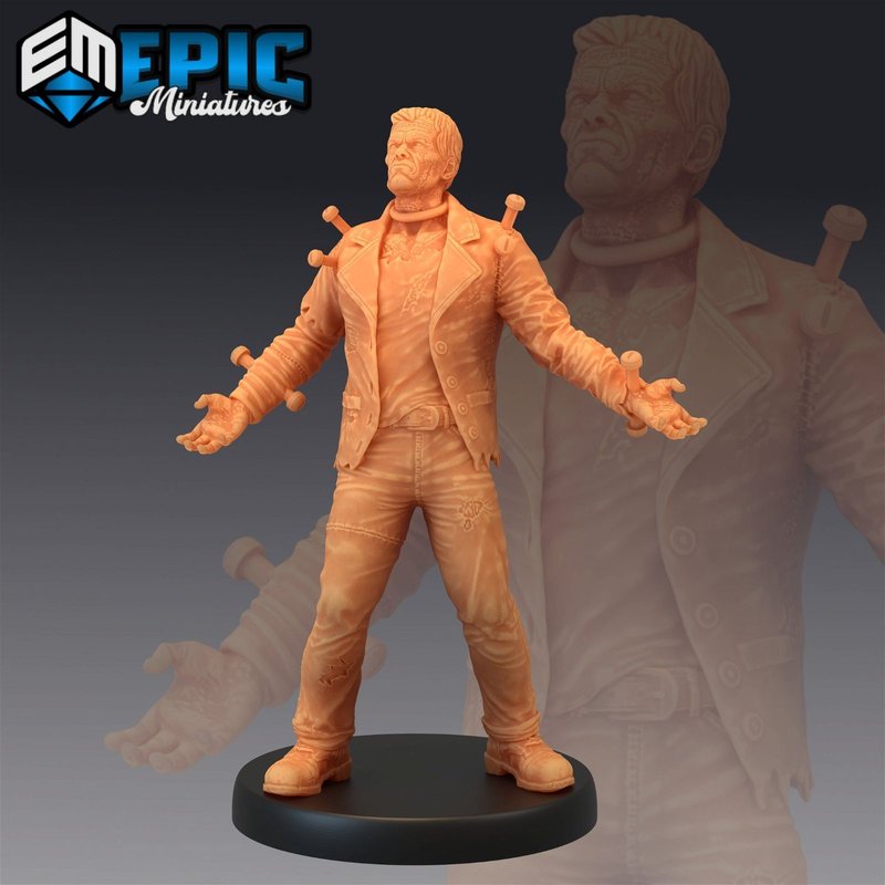Flesh Golem The Creature 3D-printed model