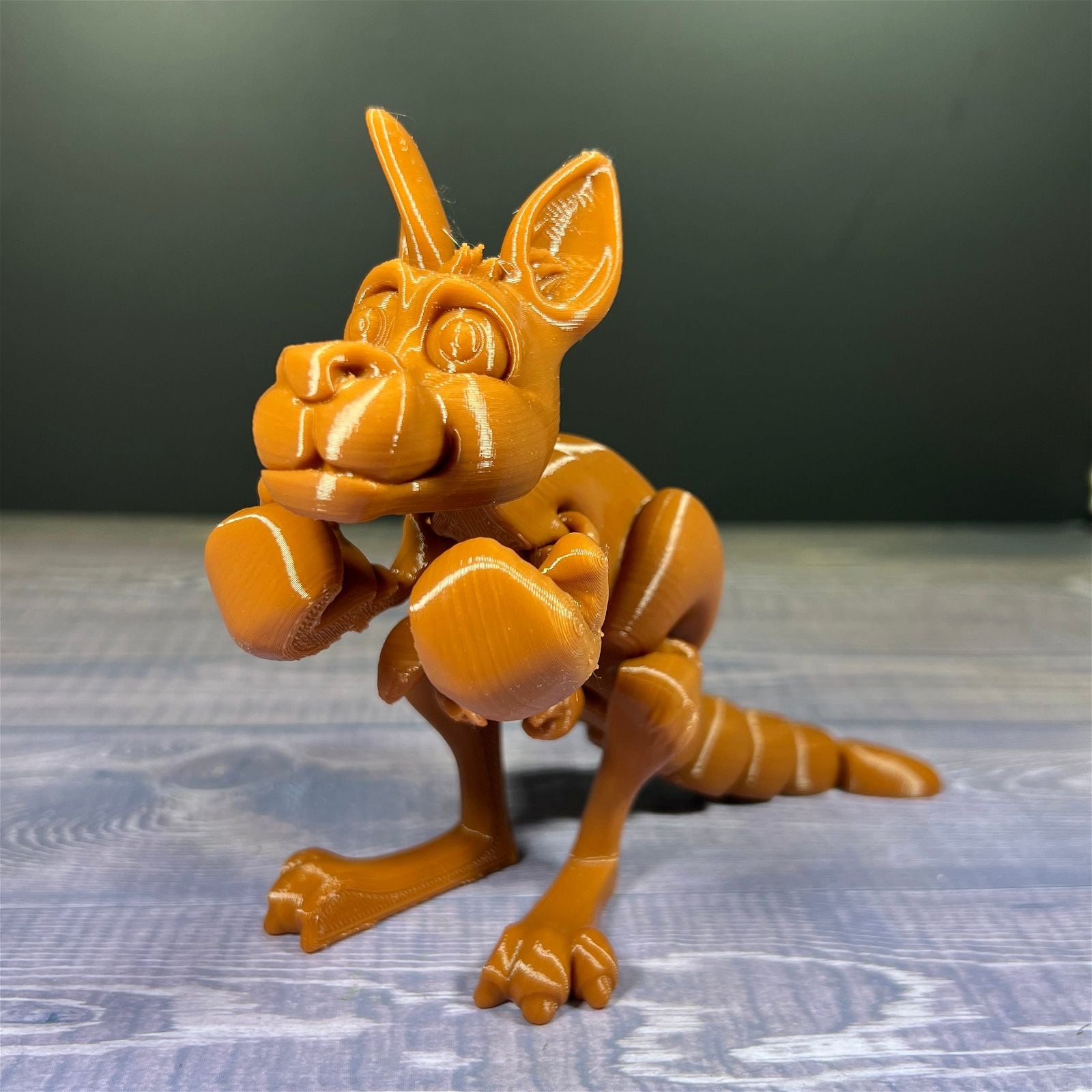 Flexi Fighting Kangaroo with Joey - The Printable Dragon