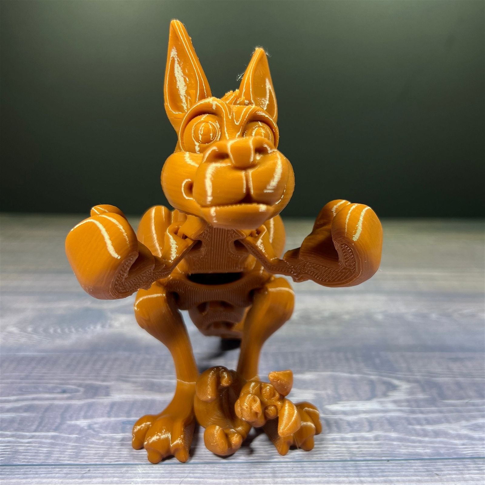 Flexi Fighting Kangaroo with Joey - The Printable Dragon