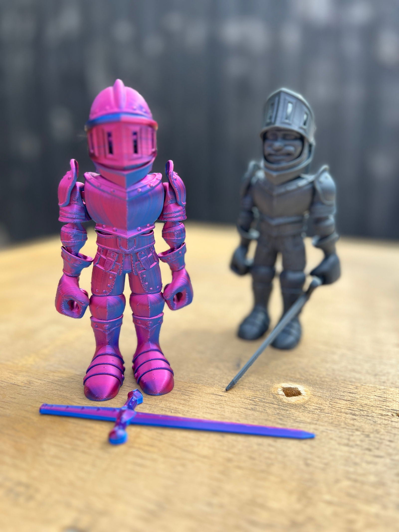 Flexi Knight with Sword - The Printable Dragon