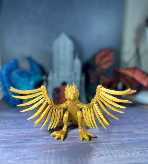 Flexi Phoenix - The Printable Dragon