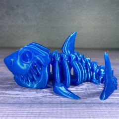 Flexi Skeleton Shark - The Printable Dragon