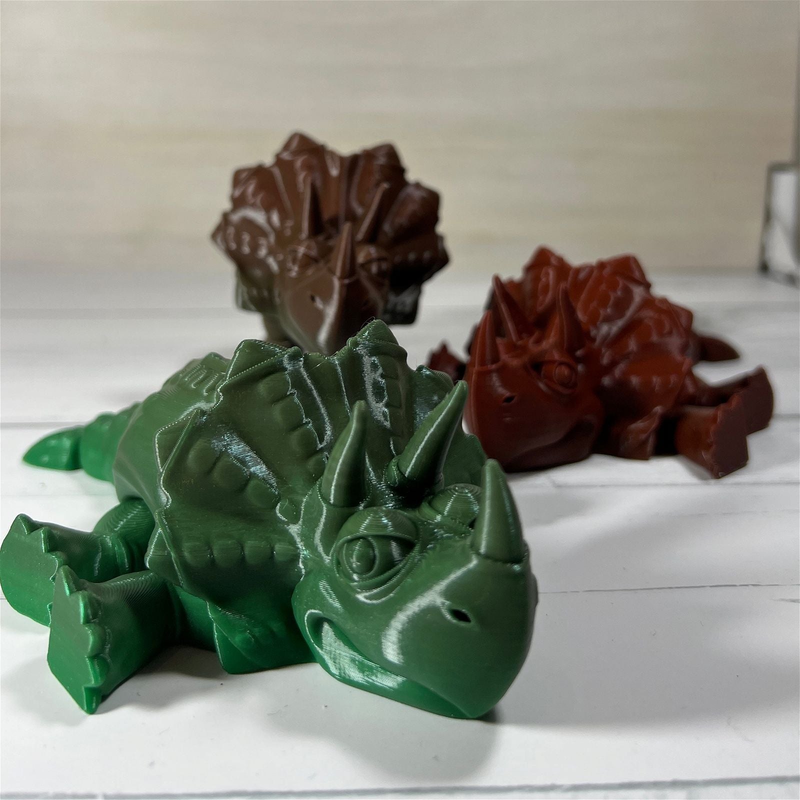 Flexi Triceratops - The Printable Dragon