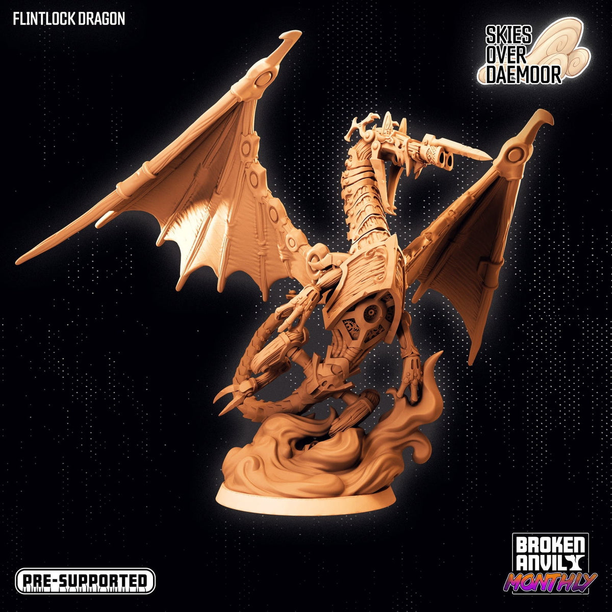 Flintlock Dragon - The Printable Dragon