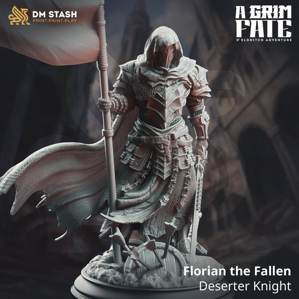 Florian the Fallen - Deserter Knight 3D-printed model