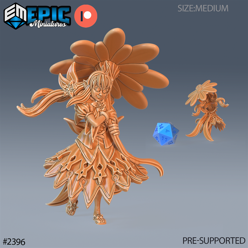Flower Pixie 3D-printed model