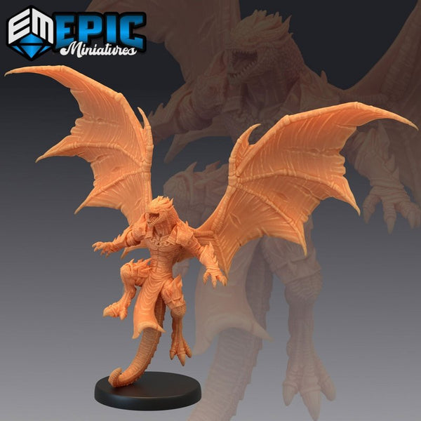 Flying Dragonborn 3D-printed model