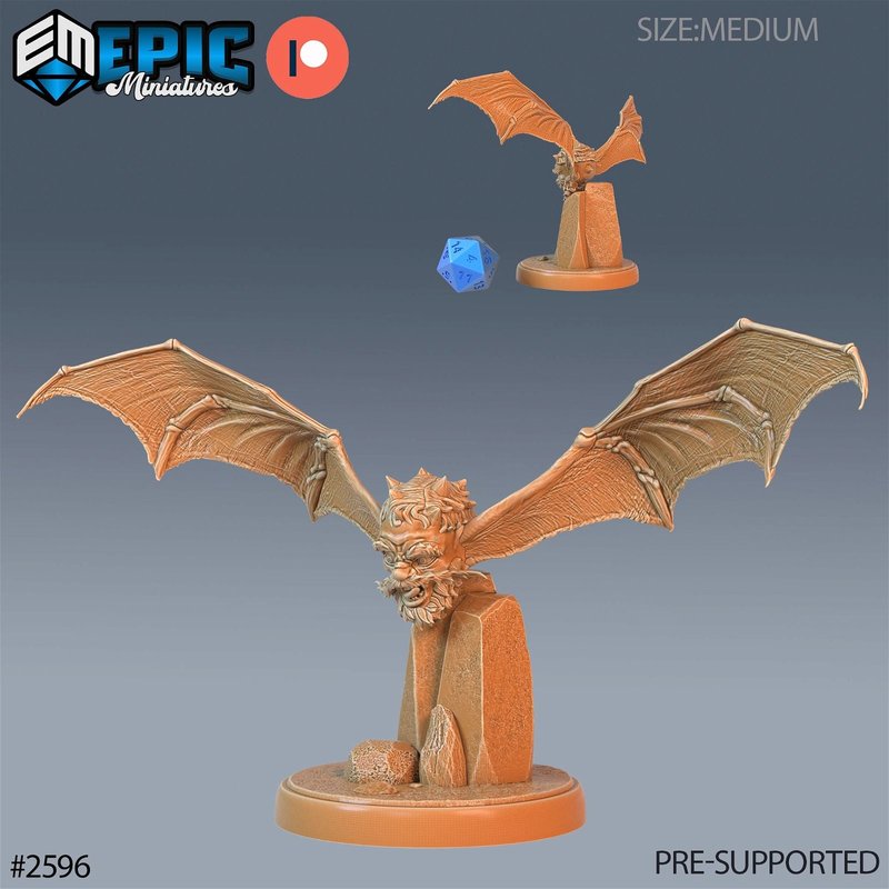 Flying Head 3D-printed model