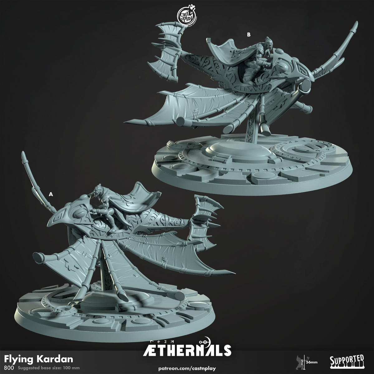 Flying Kardan - The Printable Dragon